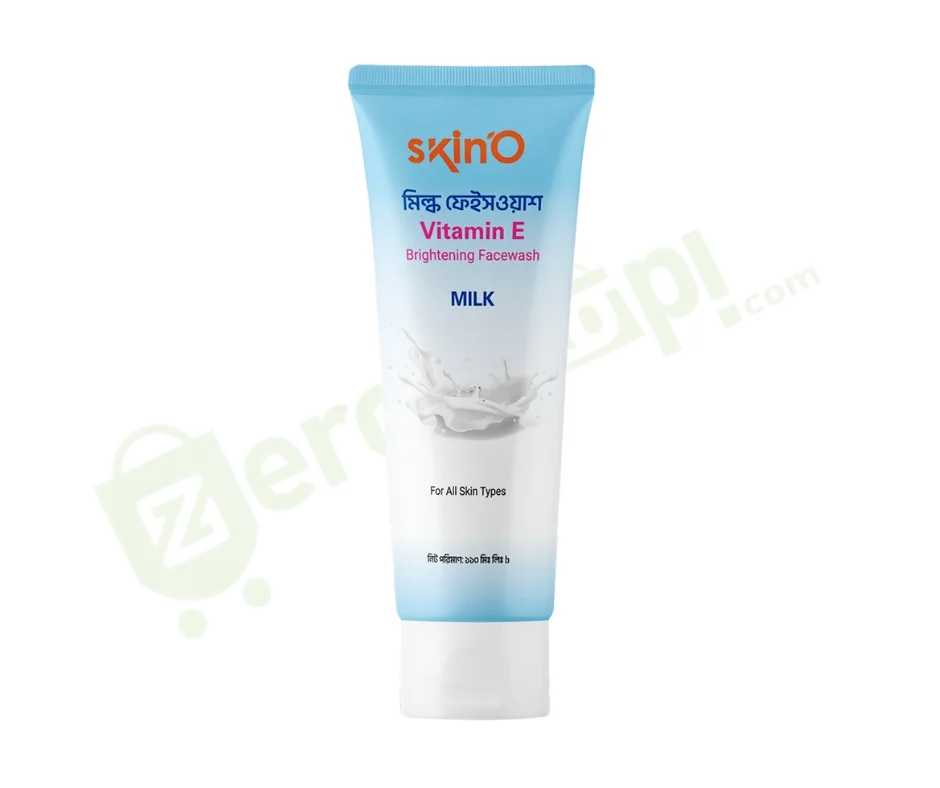 Skin'O Vitamin E Brightening Facewash (Milk) – 110ml