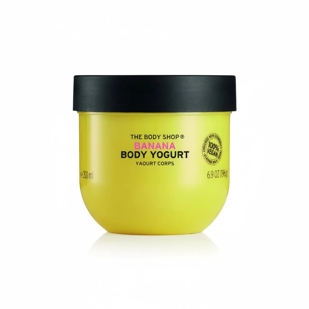 The Body Shop Banana Yogurt Limited Edition 200ml – Hydrating & Nourishing Body Cream