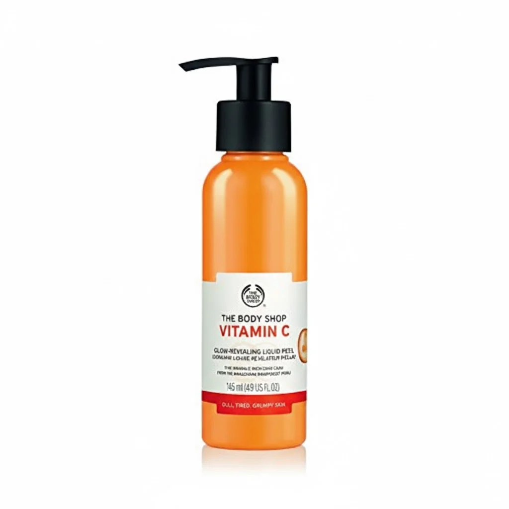 The Body Shop Vitamin C Glow Revealing Liquid Peel 145ml – Brightening & Exfoliating Face Treatment