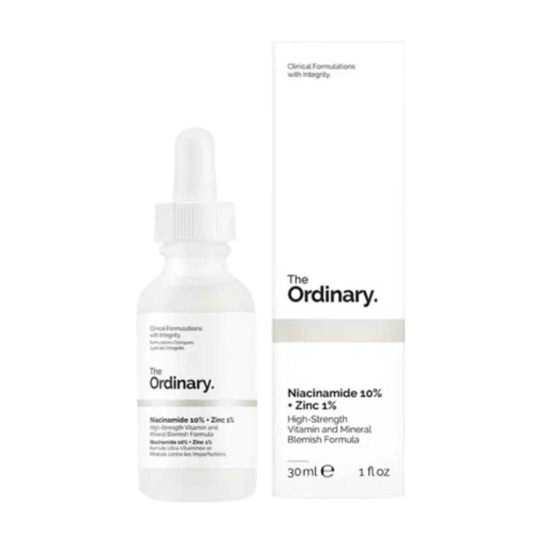 Mistine Acne Clear Facial Foam & The Ordinary Niacinamide 10% + Zinc 1% Serum