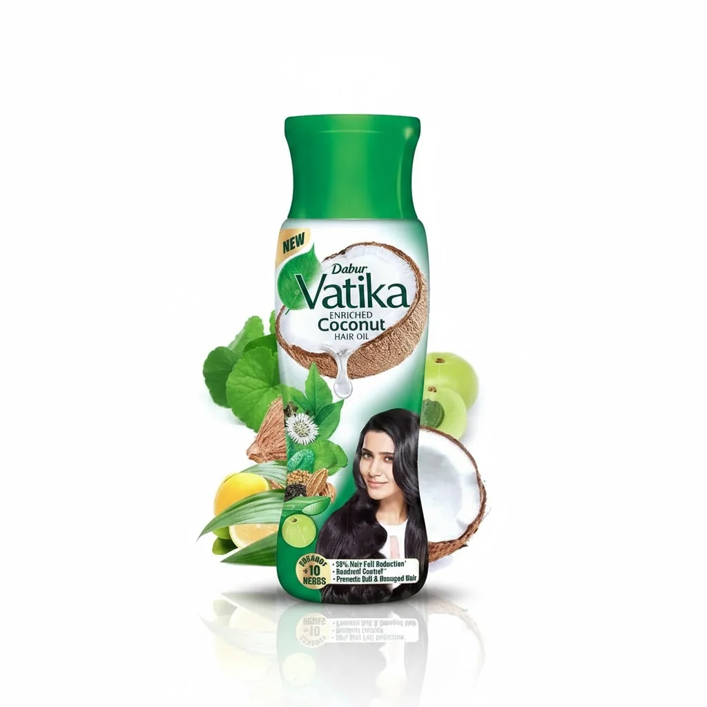 Dabur Vatika Enriched Coconut Hair Oil 300ml – Nourishing Hair Care