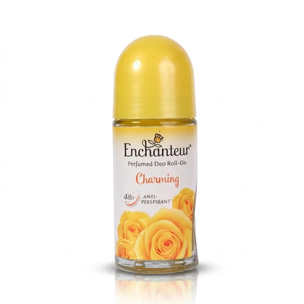 Enchanteur Perfumed Deo Roll-On Charming – Long Lasting Floral Freshness