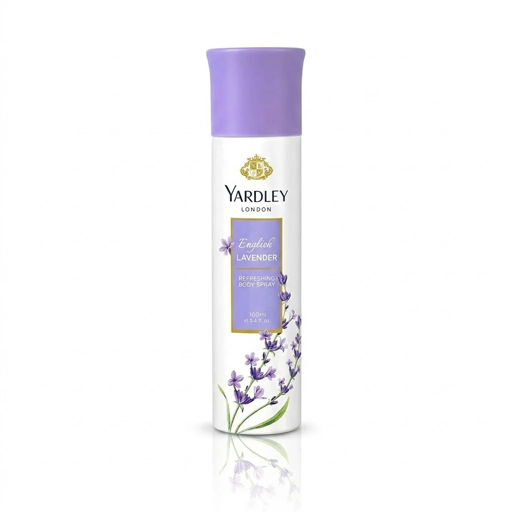 Yardley London English Lavender Body Spray For Women 150ml – Long Lasting Floral Freshness