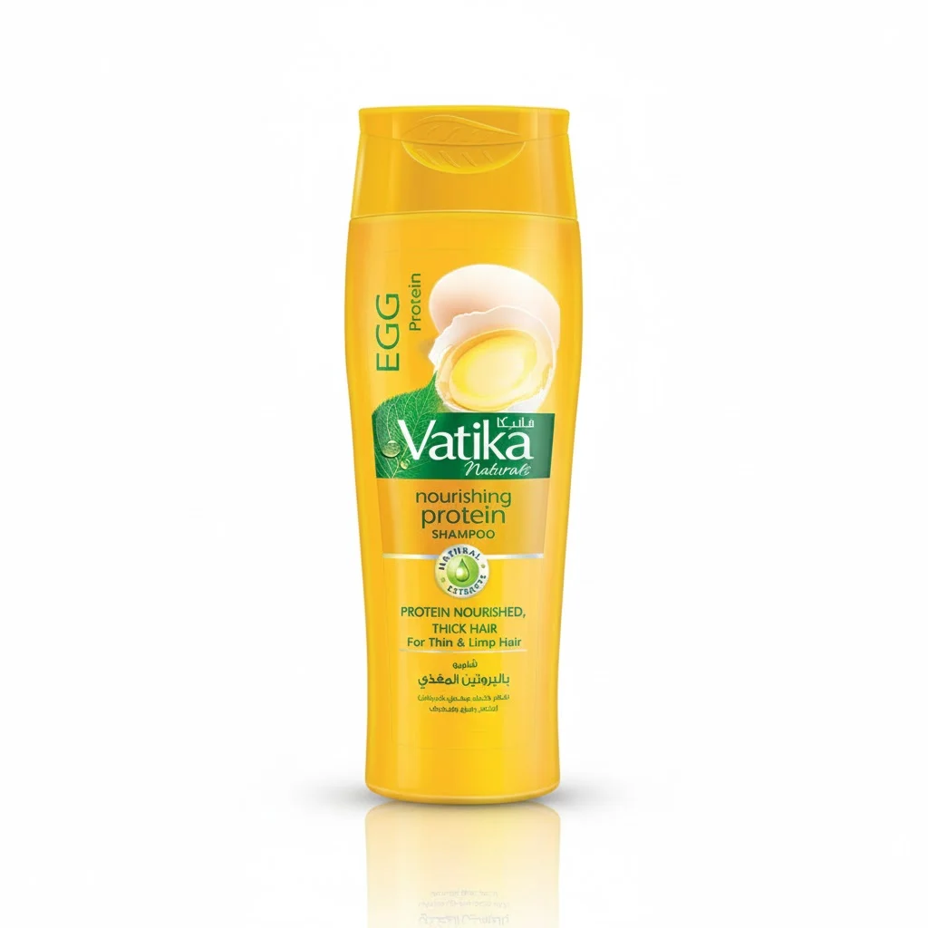 Vatika Natural Egg Nourishing Protein Shampoo 400ml – Strength & Damage Repair