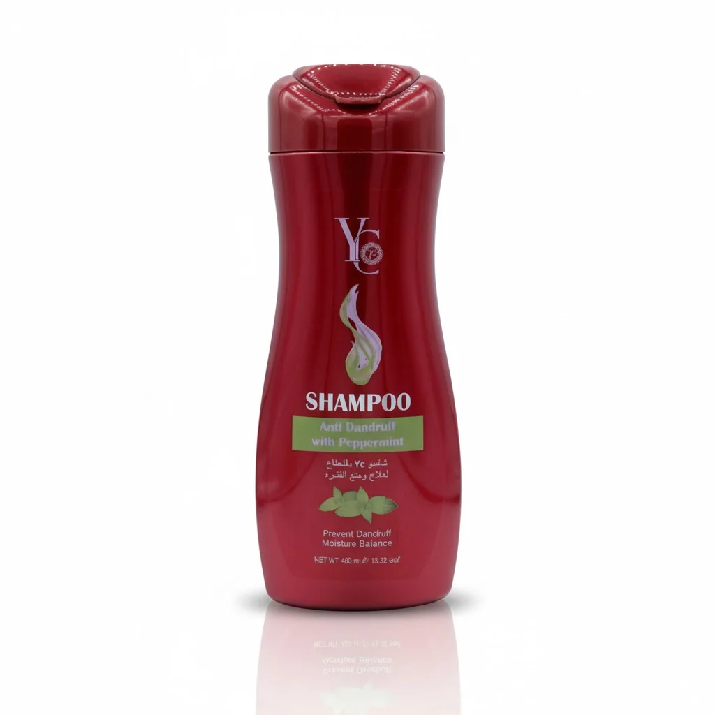 YC Anti Dandruff Shampoo with Peppermint 400ml – Refreshing & Anti-Flake Hair Care