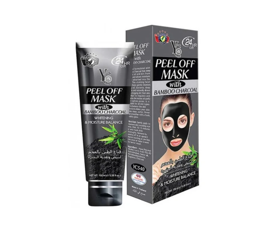 YC Black Mask with Bamboo Charcoal – 100ml | Deep Cleansing & Pore Purifying Face Mask