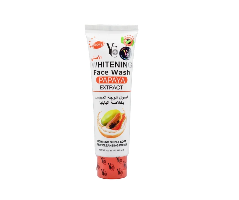 YC Whitening Face Wash with Papaya Extract – 100ml | Deep Clean & Brightening Formula