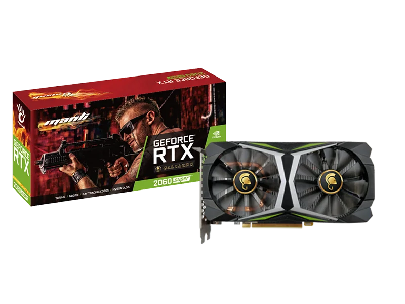 RTX2060super Manli製　箱無し Manli RTX 2060 Super Gallardo 8GB Oc [Pre-Owned]