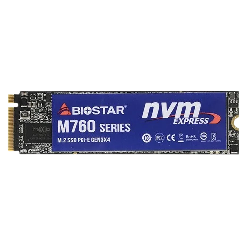 Biostar M760 256GB M.2 PCIe Gen3 NVMe SSD