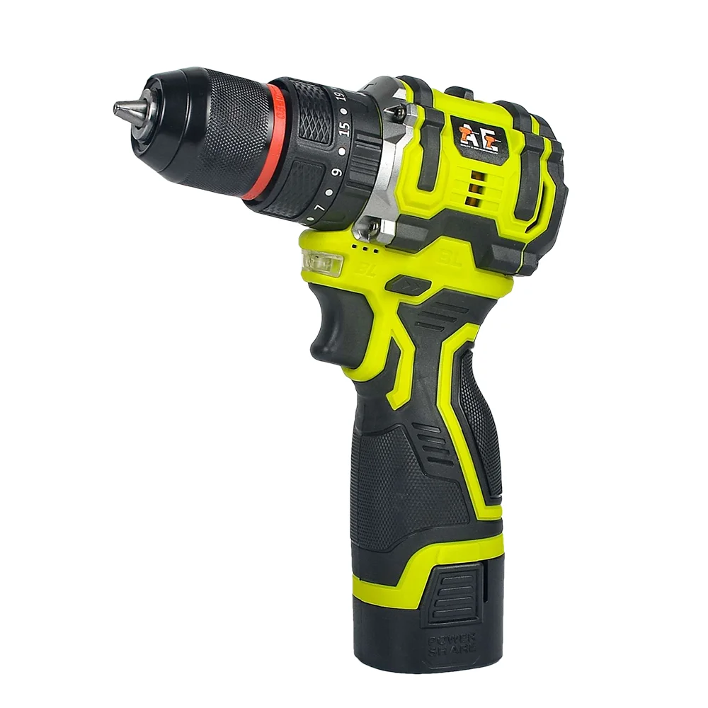 AE 16.8V Brushless Cordless Drill Machine (Genuine 16.8V 2.0AH Double Battery With Charger)