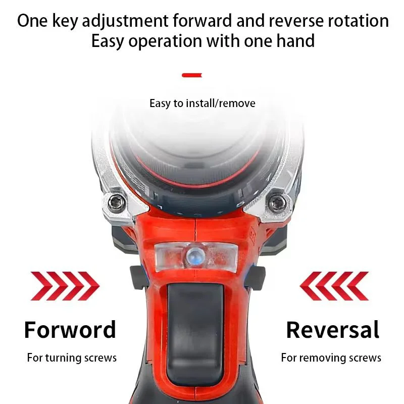 AE 16.8V Brushless Cordless Drill Machine (Genuine 16.8V 2.0AH Double Battery With Charger)
