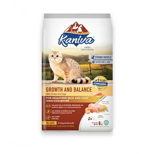 Kaniva Growth and Balance (Chicken, Egg &amp; Rice) For Adult &amp; Kitten 370gm