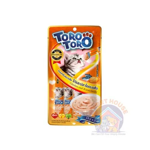 Toro Toro Lickable Treat Chicken and Katsuobushi 15gm