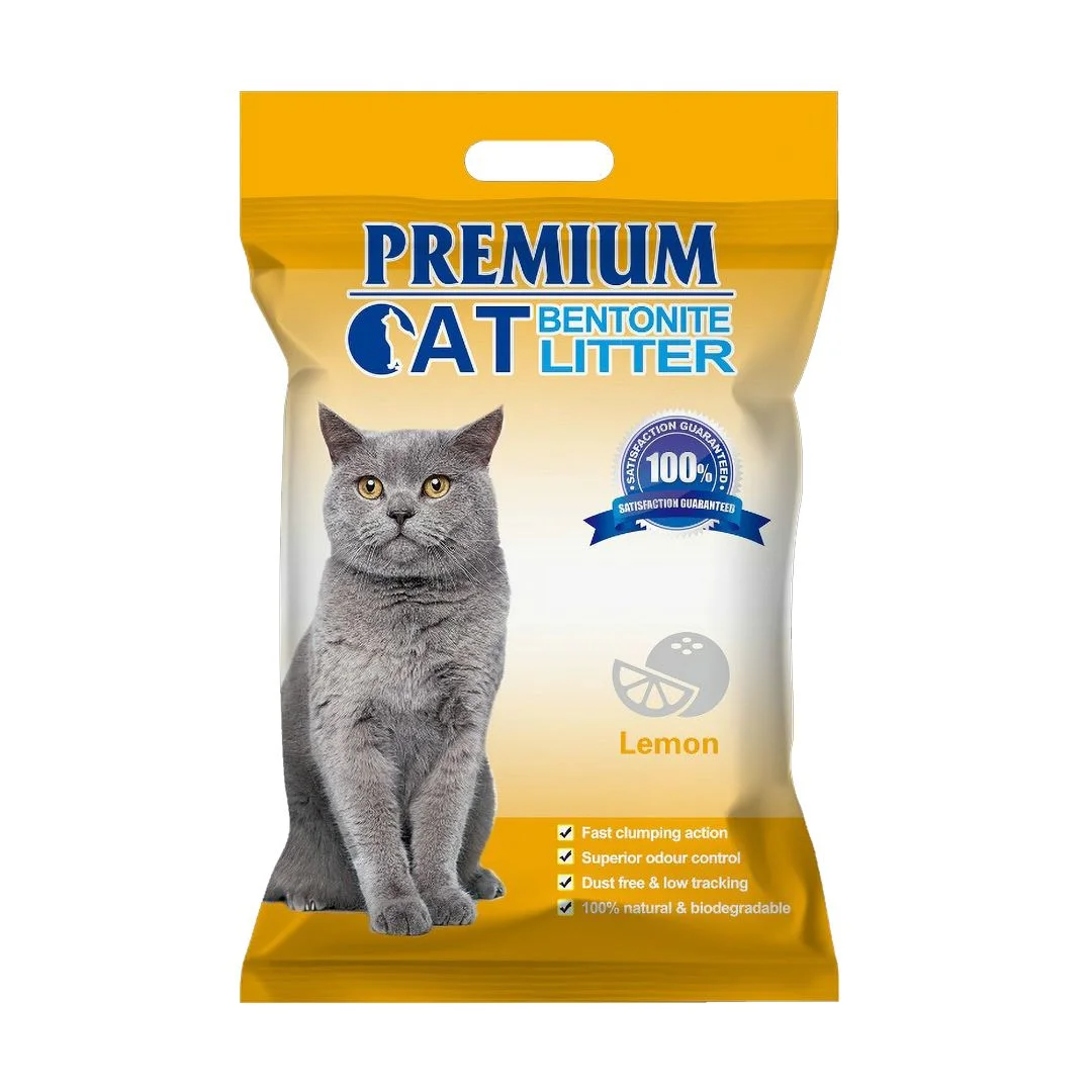 Premium Bentonite Cat Litter Lemon 5L
