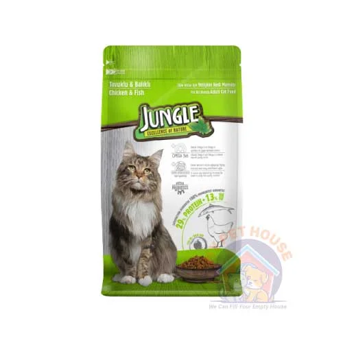 Jungle Adult Dry Cat Food Chicken 1.5kg
