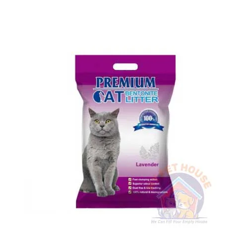 Premium Bentonite Cat Litter Lavender 5L