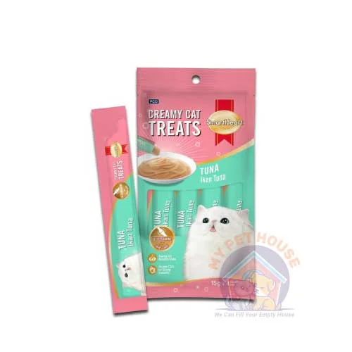 SMART HEART CAT TREATS TUNA 15GM