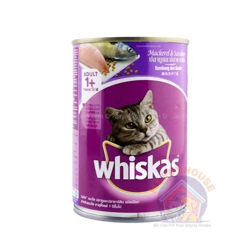 Whiskas Mackerel Cann 400gm