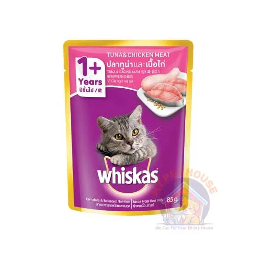 Whiskas Pouch Tuna & Chicken 80g