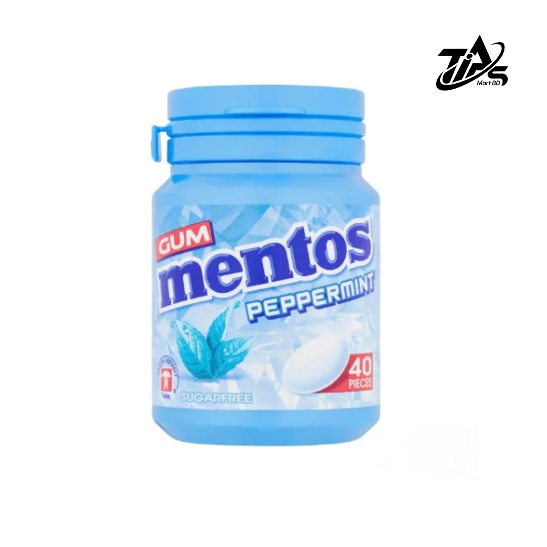 Mentos Peppermint Gums Sugar Free, 40pcs, 56gm