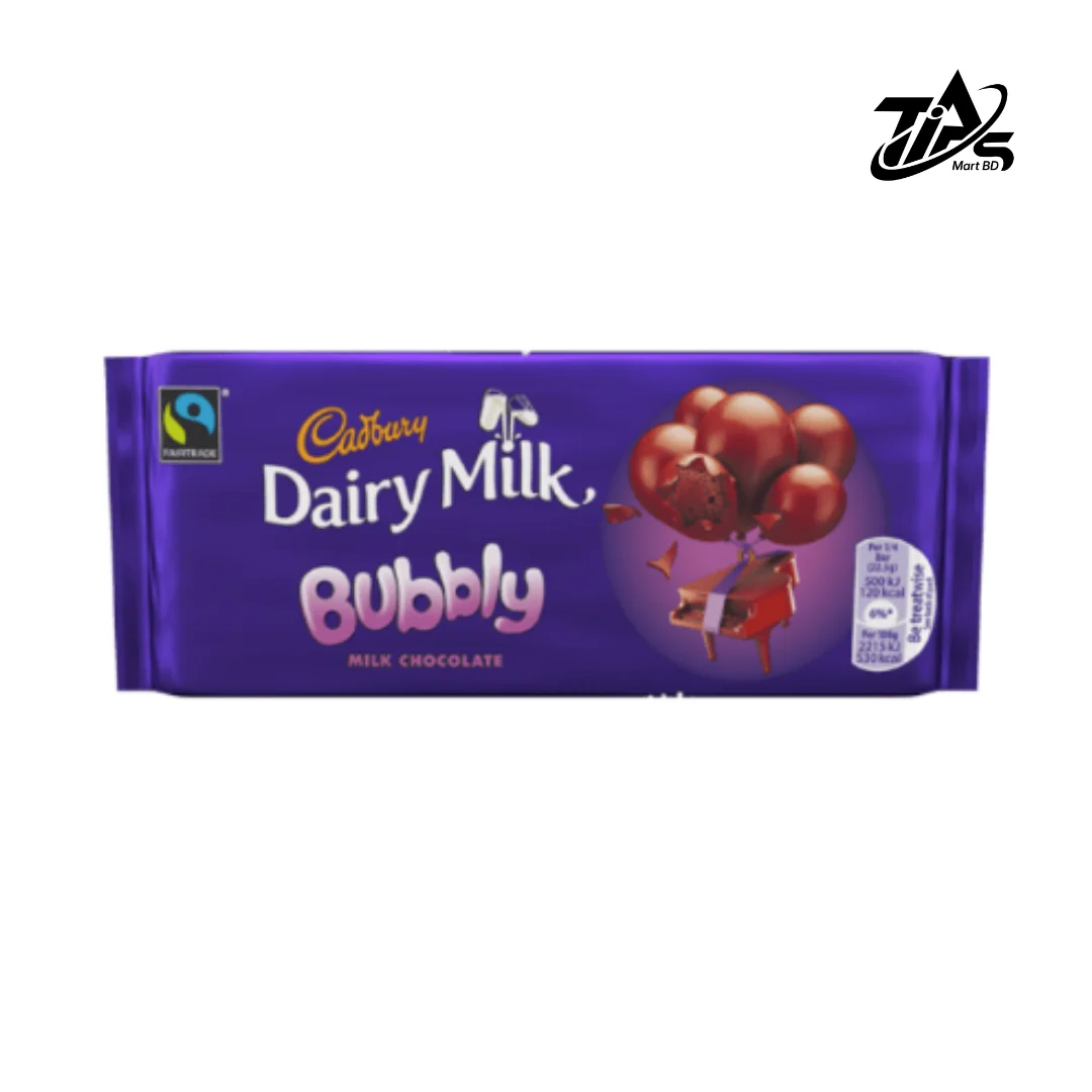 Cadbury Dairy Milk Bubbly, 87g