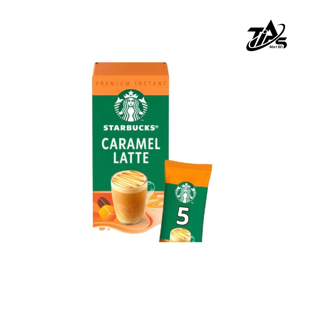 Starbucks Caramel Latte Premium Instant Coffee, 5 pack