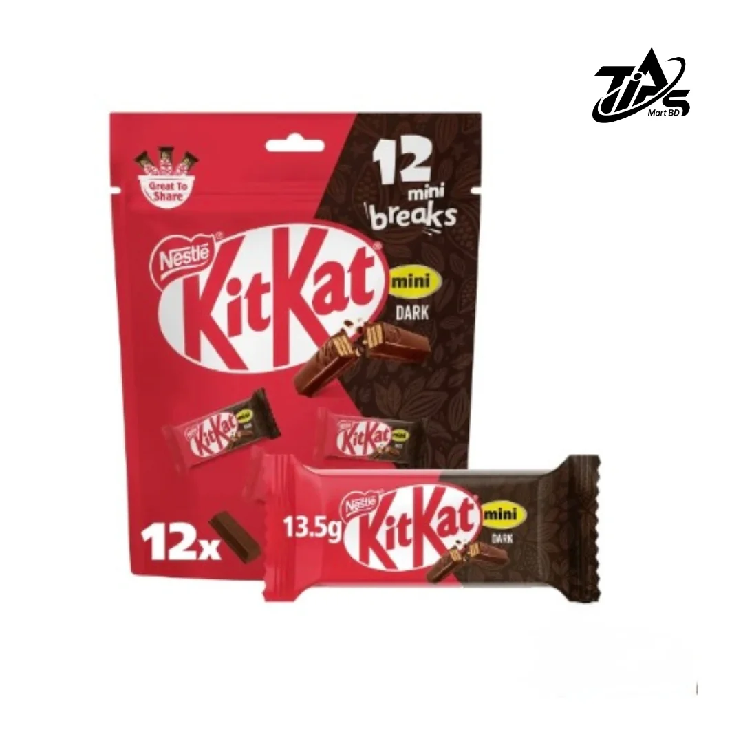 KitKat Mini Dark 12 Breaks Pack, 162gm