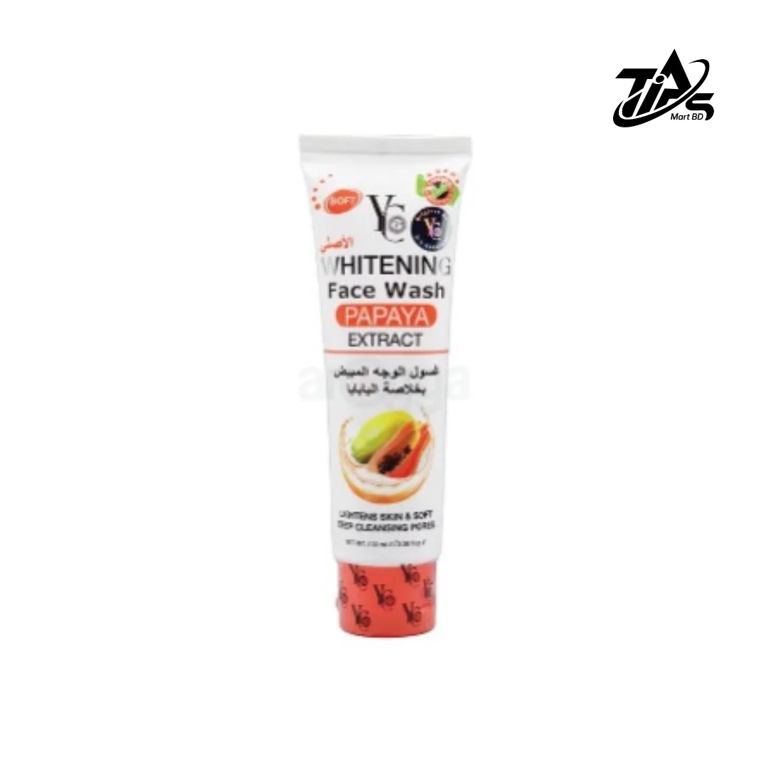YC Papaya Extract Whitening Face Wash 100ml