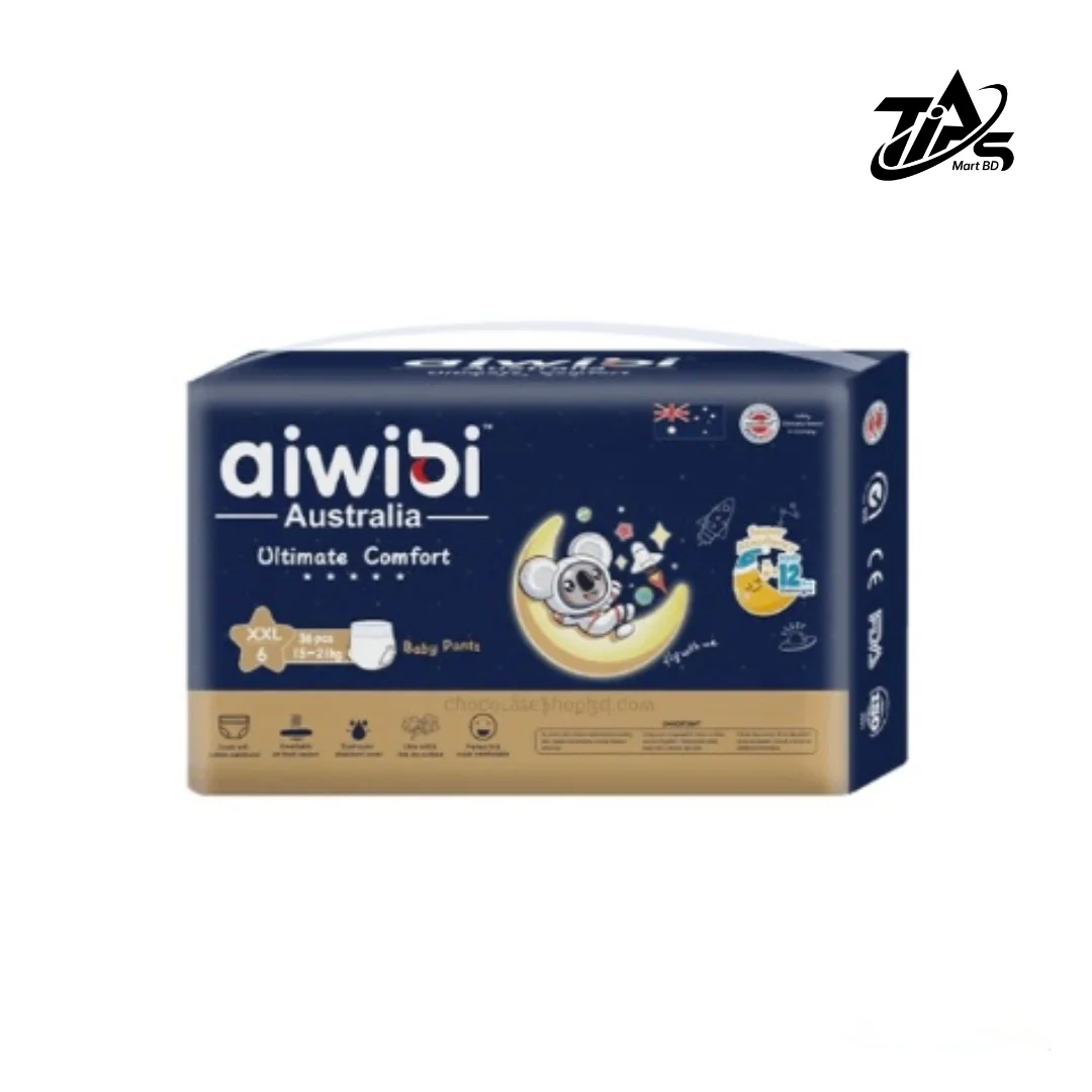 Aiwibi Ultimate Comfort Baby Pants XXL 36pcs, (15-21KG)