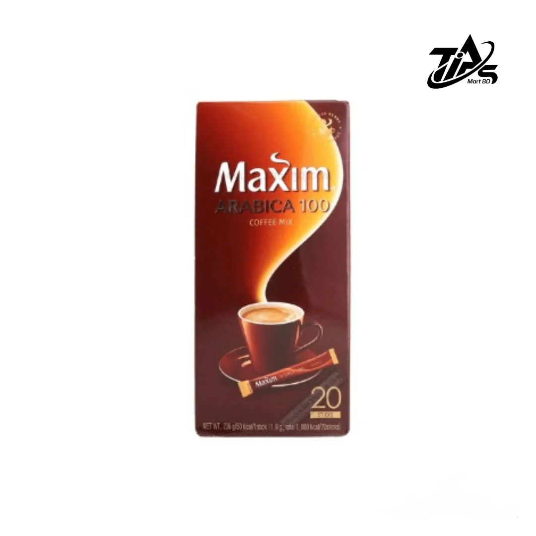 Maxim Arabica 100 Coffee Mix 12gx20sticks, 236gm