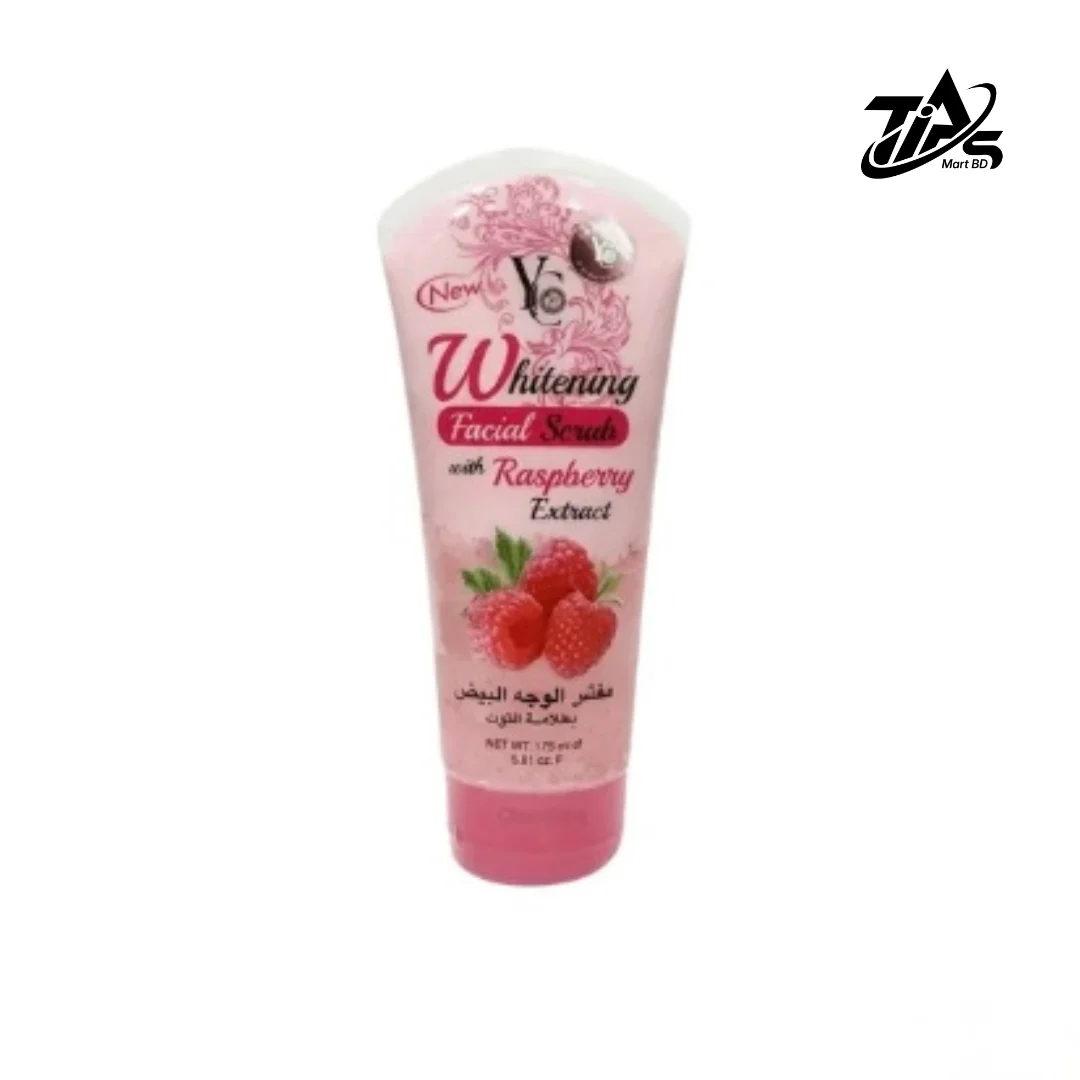 YC Whitening Raspberry Extract Facial Scrub, 175ml