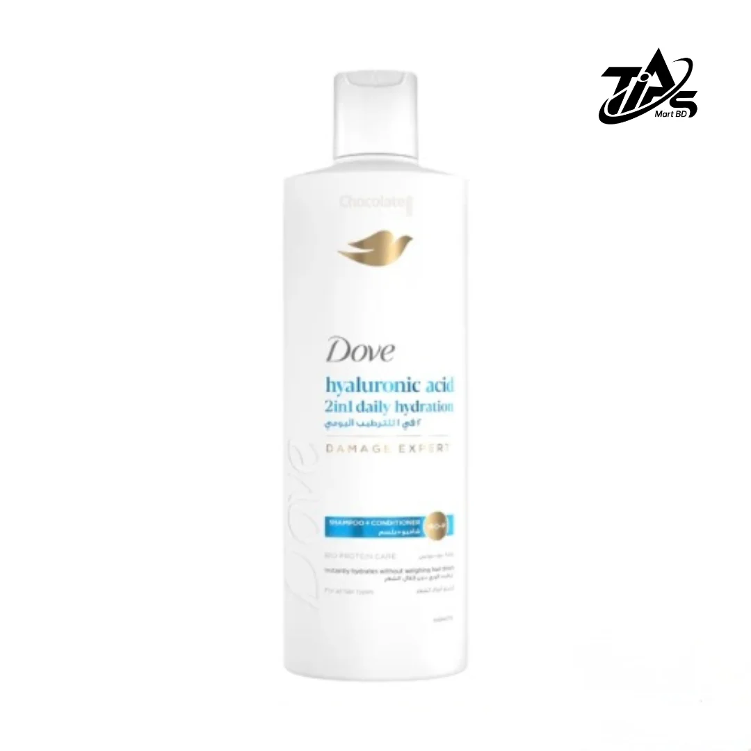 Dove Hyaluronic Acid 2in1 Shampoo+Conditioner, 590ml