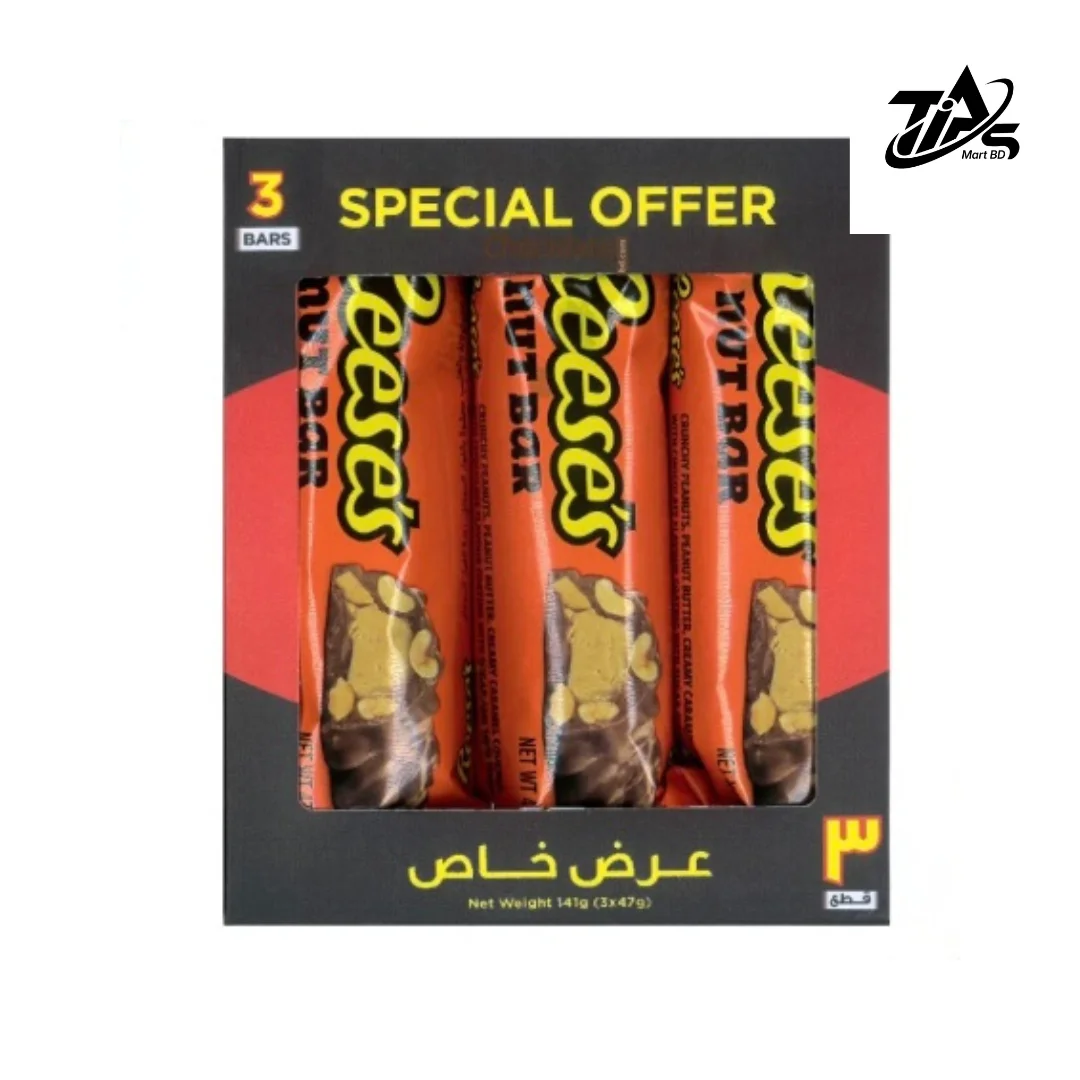 Reese’s Nut Bar Value Pack 3 x 47 g