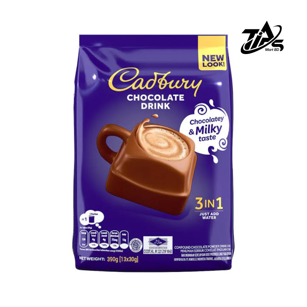 Cadbury 3 In 1 Hot Chocolate Drink 13sachets