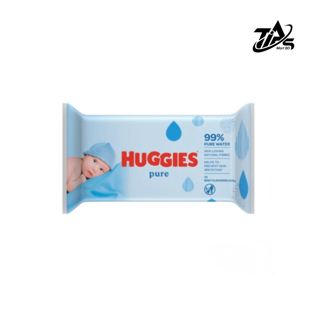 Huggies Pure Baby Wipes, 56 pcs pack