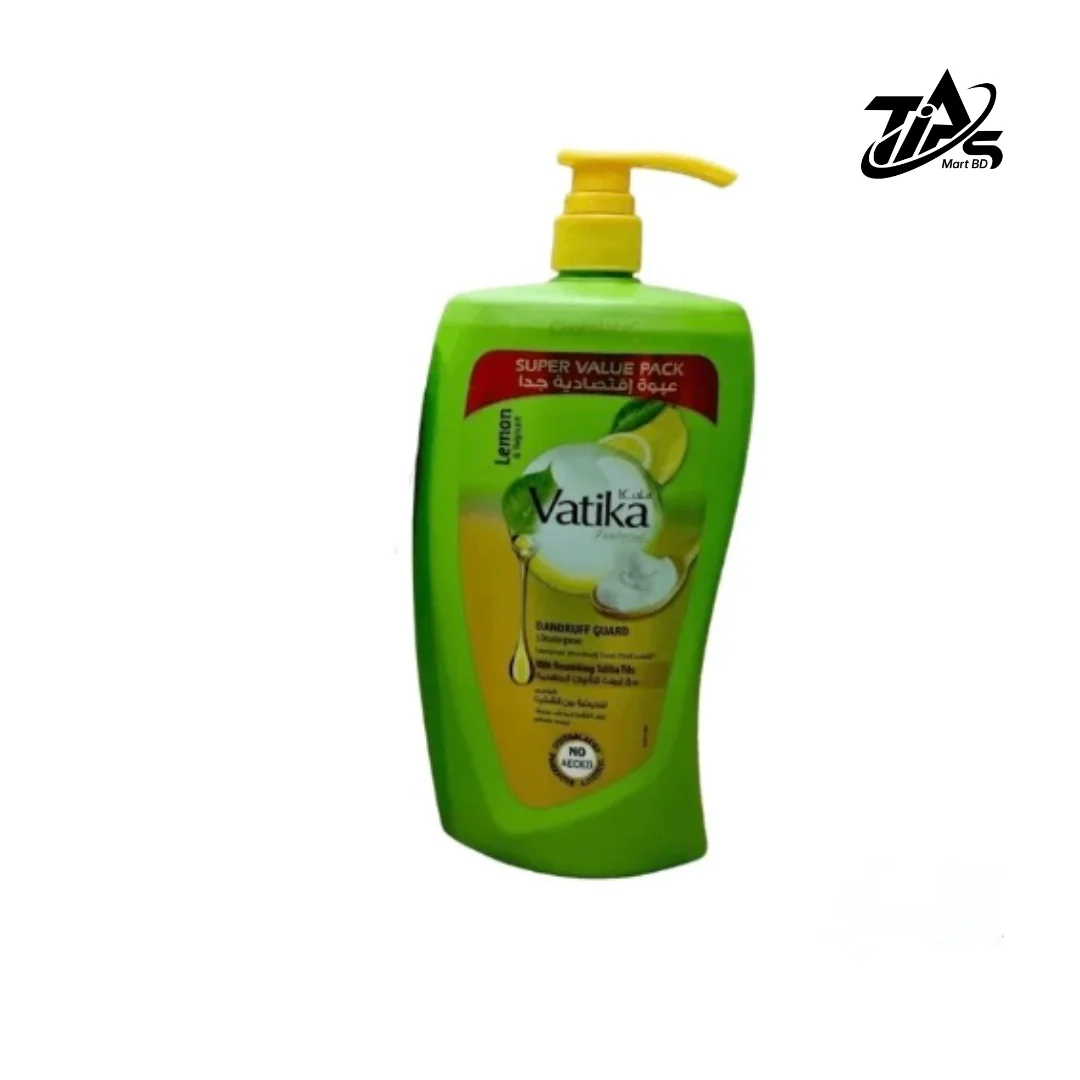 Vatika Dandruff Guard Lemon & Yoghurt Shampoo, 1000ml