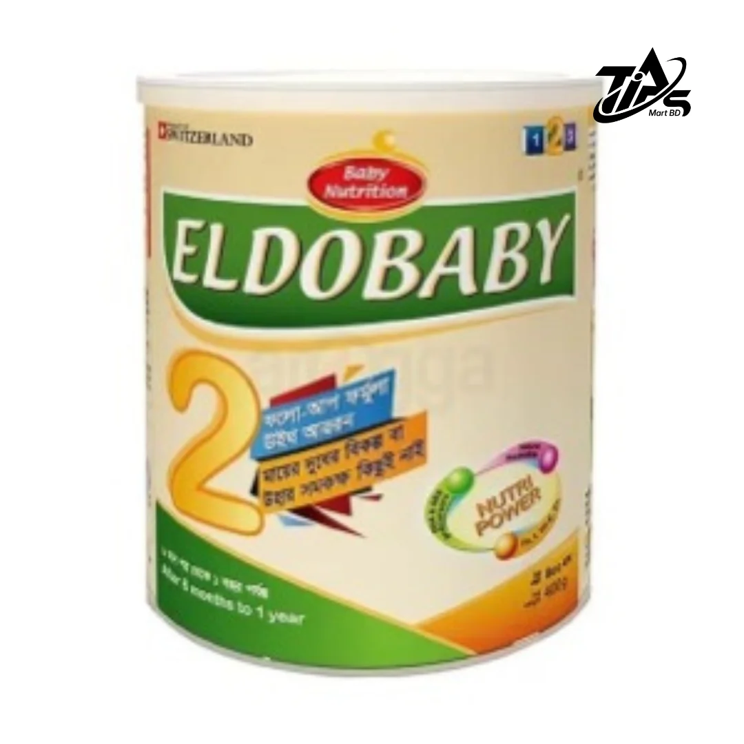Eldobaby 2 Tin Follow Up Formula Milk (6-12m) - 400g