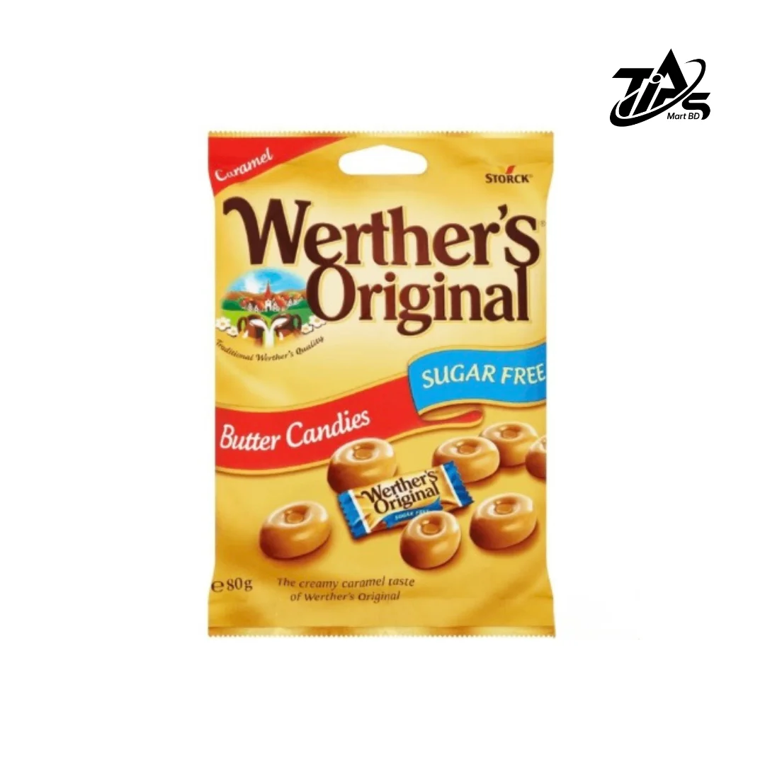 Werther’s Original Butter Candies Sugar Free,80gm