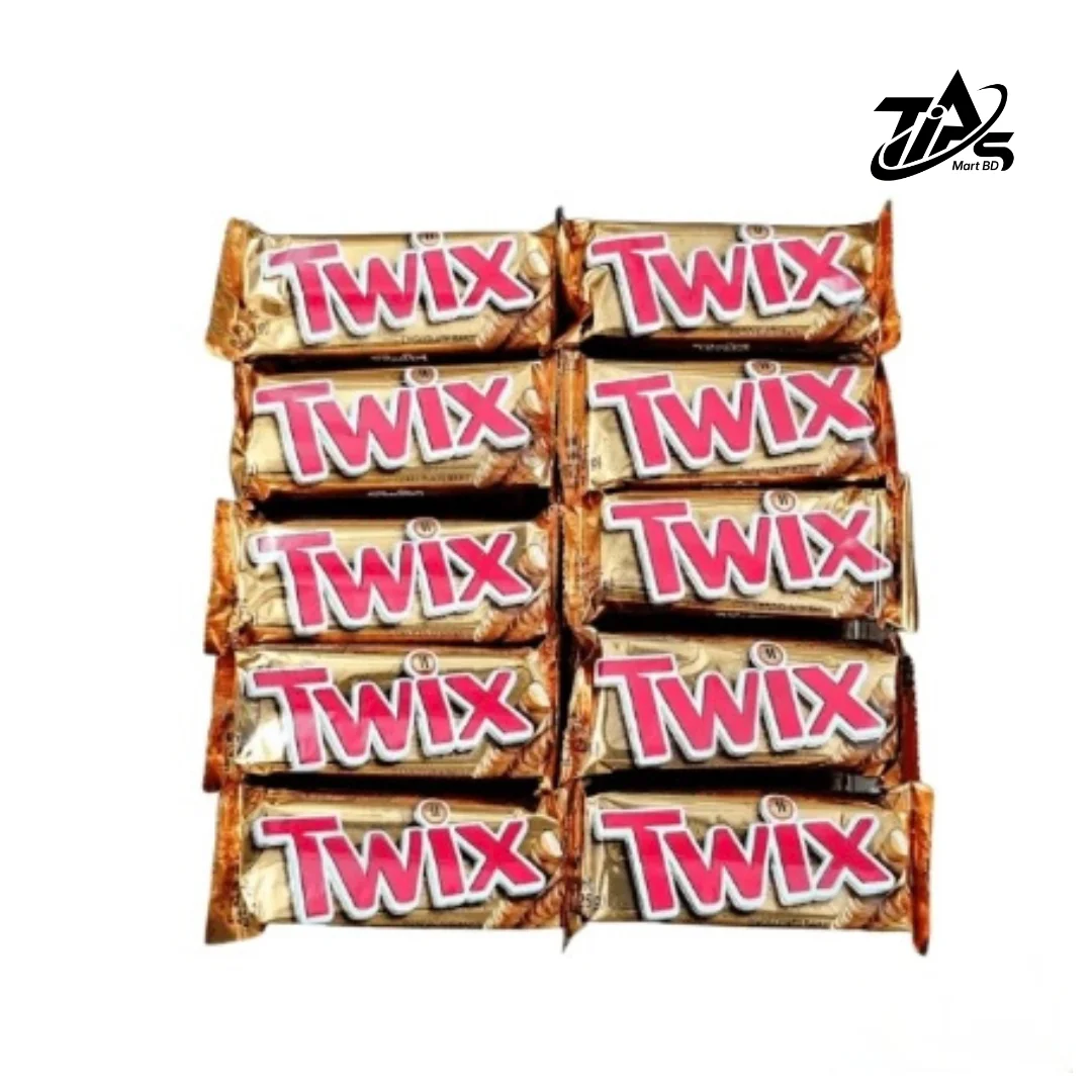 Twix chocolate Bar 50gm x 10 pieces