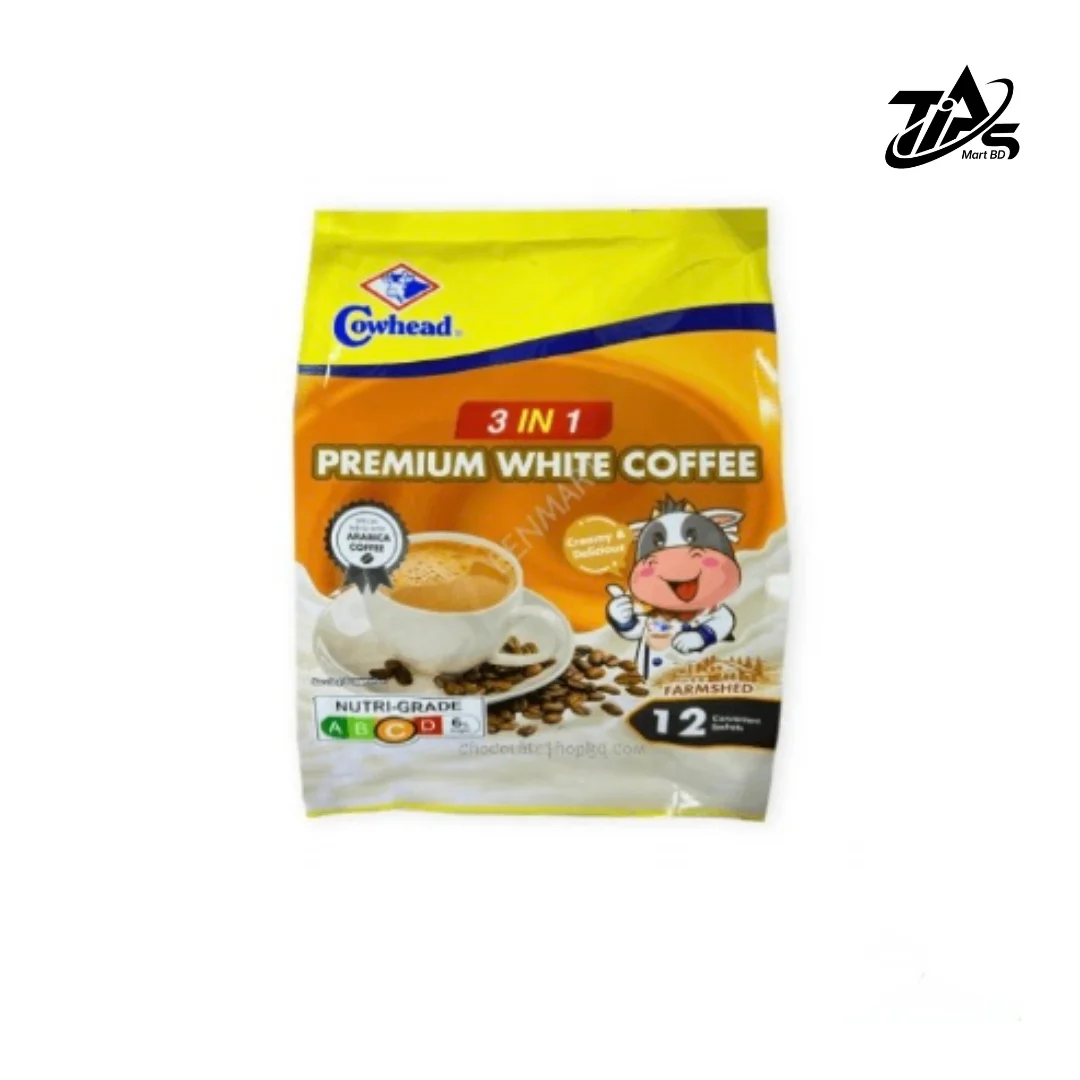 Cowhead 3in1 Premium White Coffee 432gm