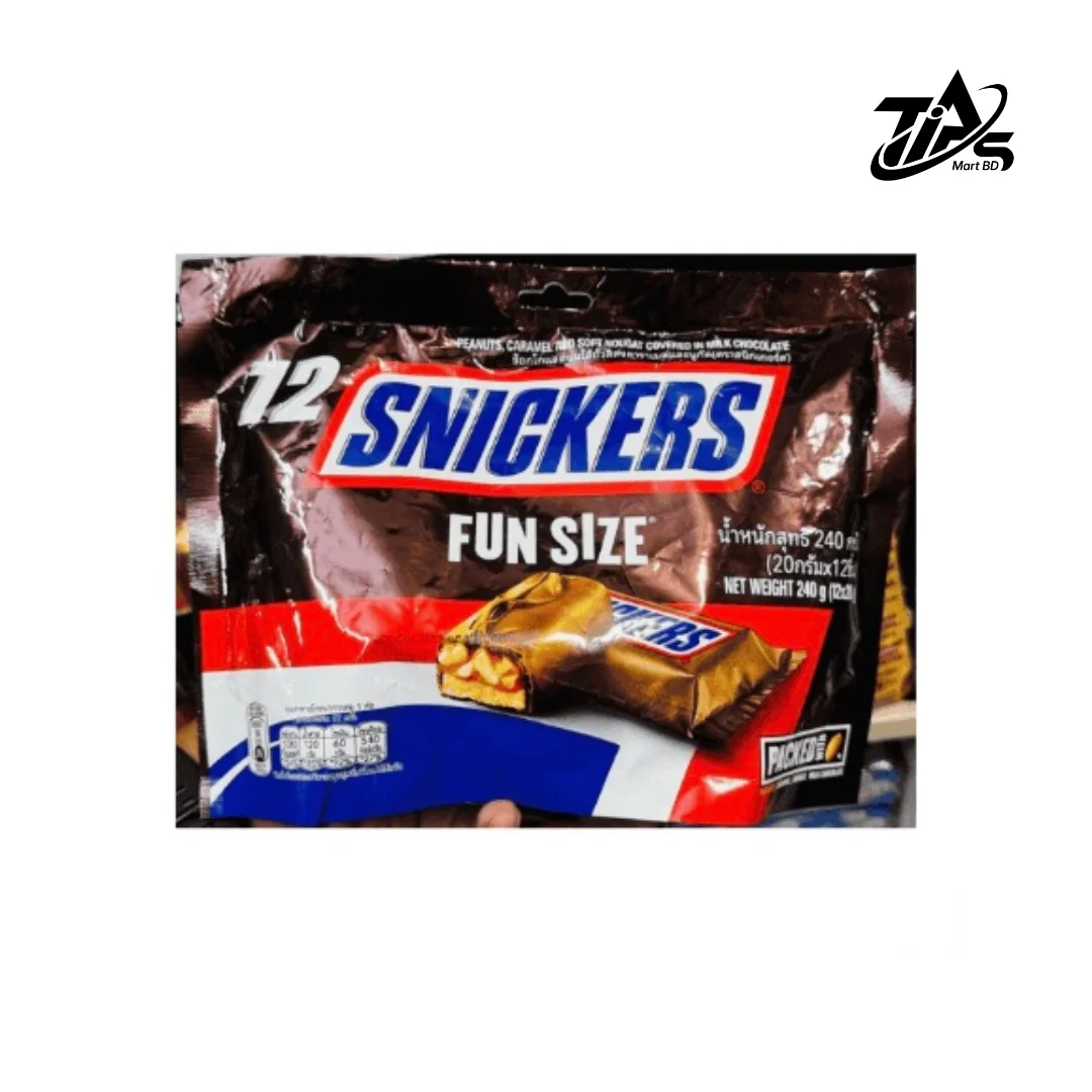 Snickers Fun size 12x Pack, 240gm