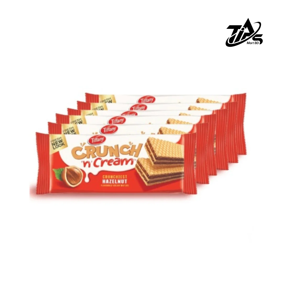 Tiffany Crunch n Cream Hazelnut Wafers, 153g