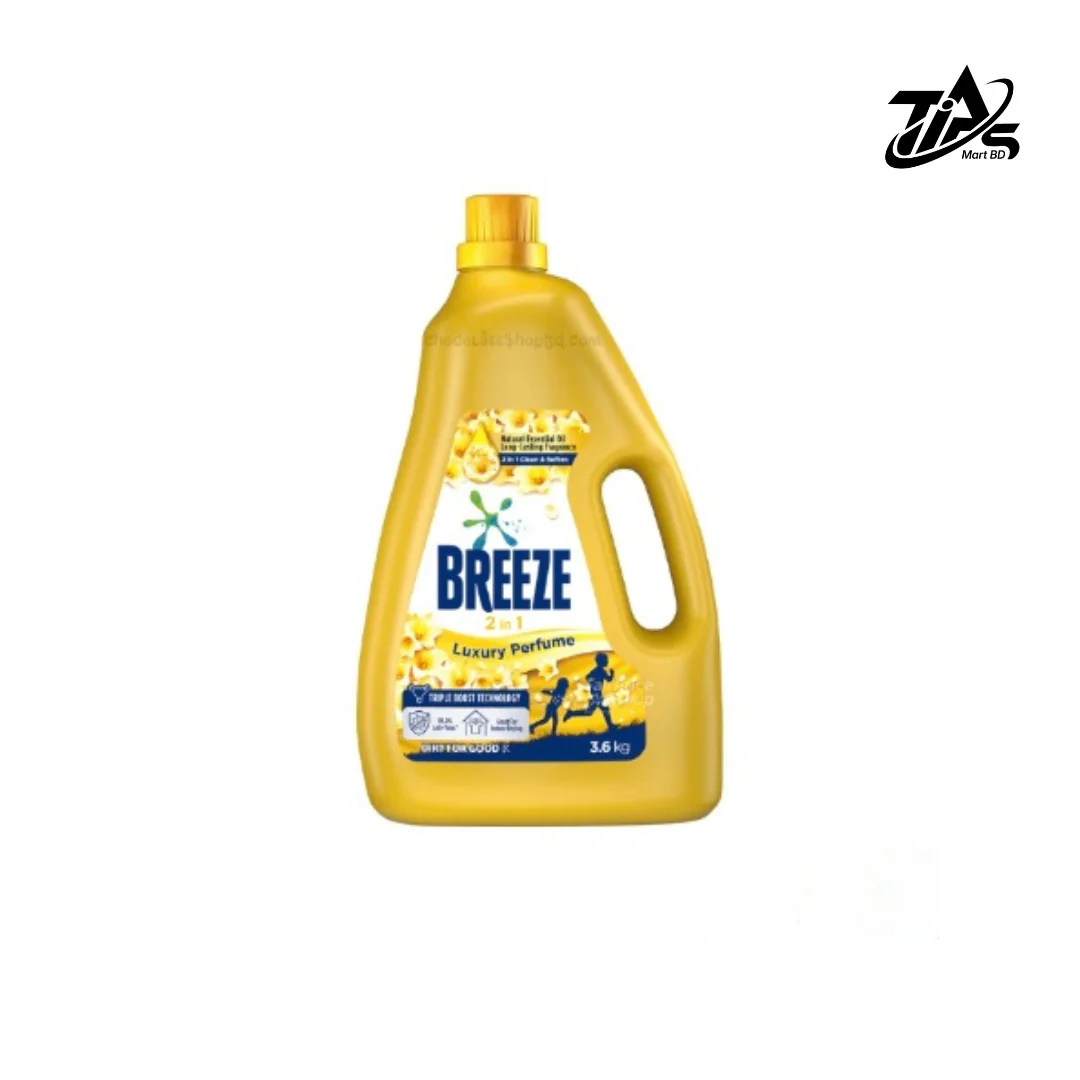 Breeze Liquid Detergent Luxury Perfume, 3,6 kg