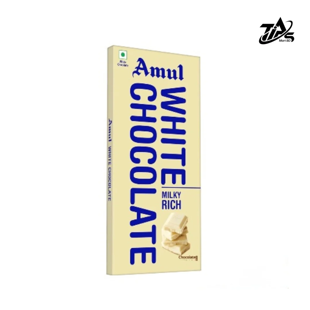Amul White Milky Rich Chocolate, 150gm