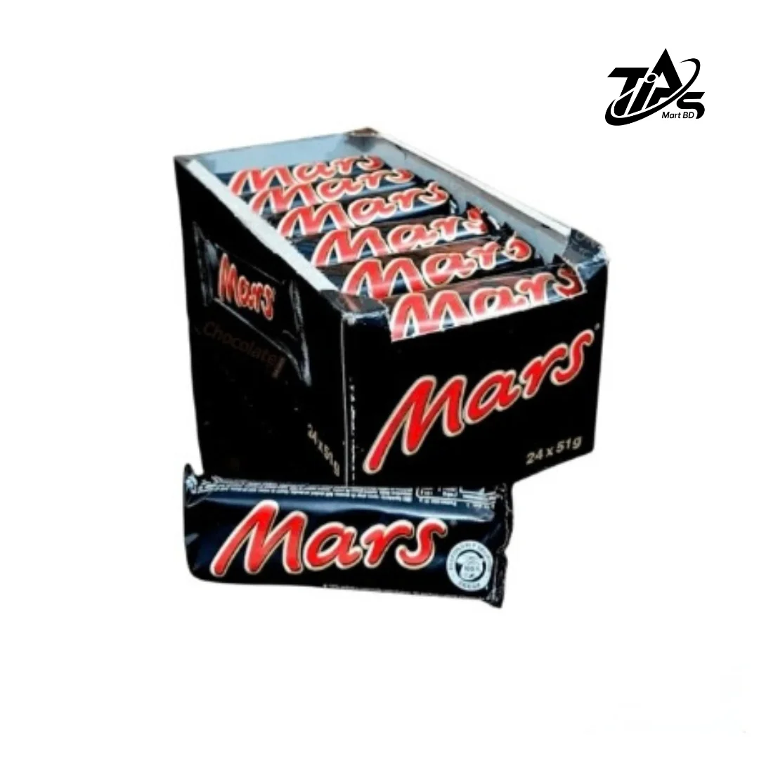 Mars Chocolate Bar, 51g x 24 Pieces