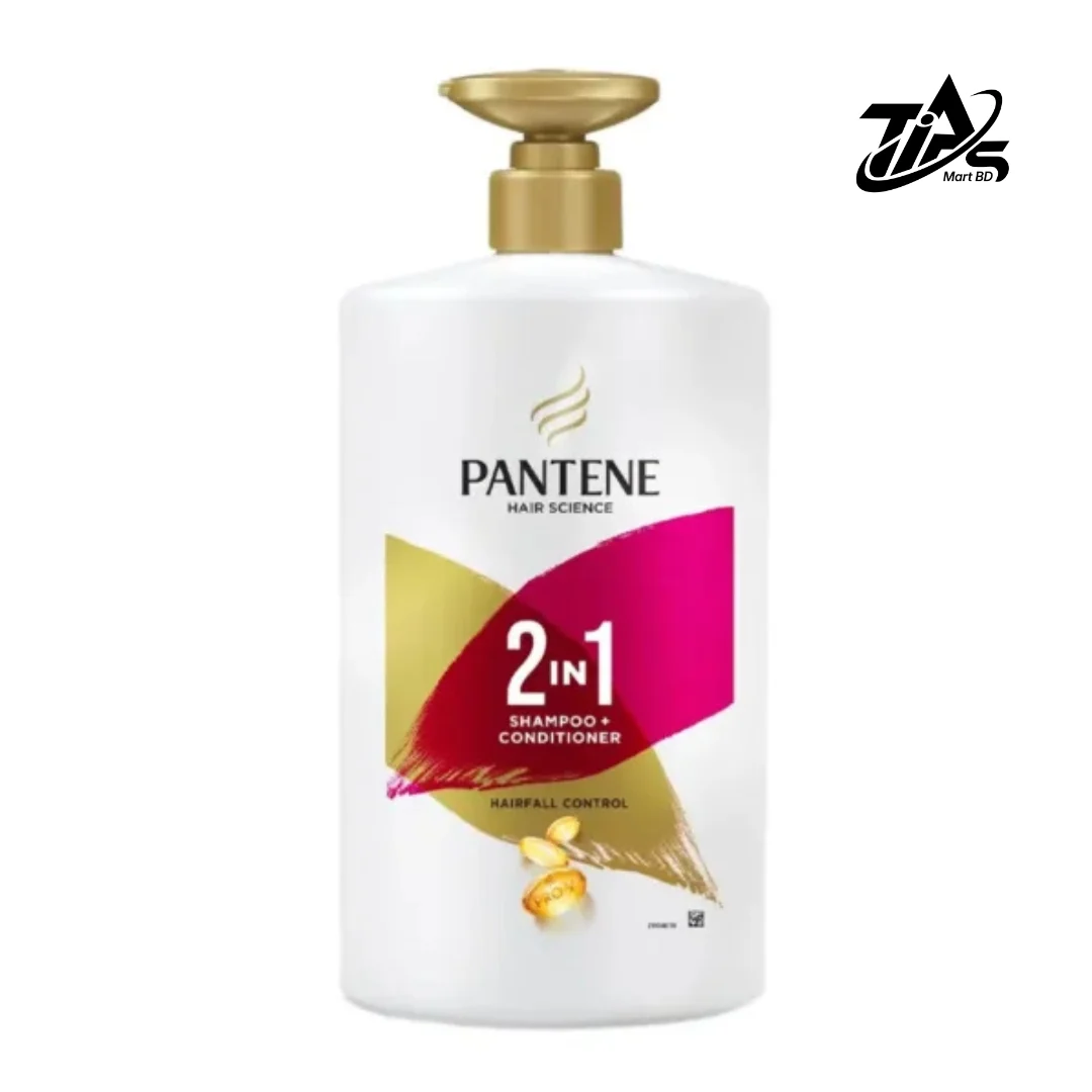 PANTENE 2 in 1 Hairfall Control Shampoo + Conditioner (1000ml | India)
