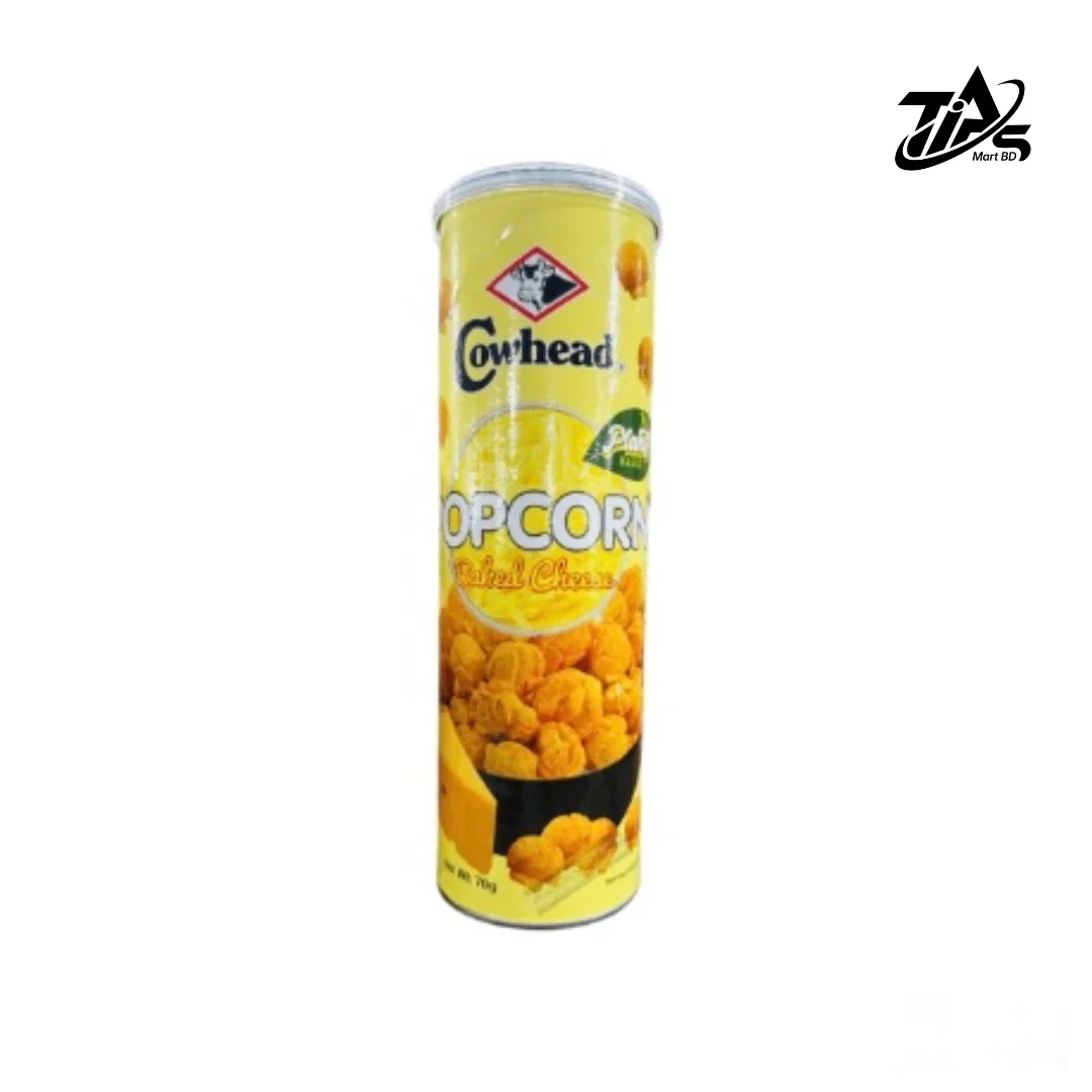 Cowhead Popcorn Bahed Cheese, 70gm