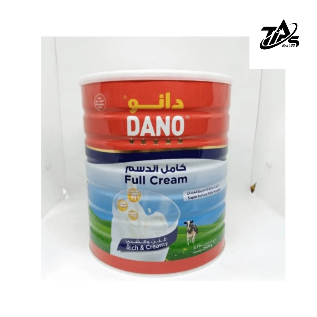 Dano Full Cream Rich and Creamy Milk Powder, 2500gm