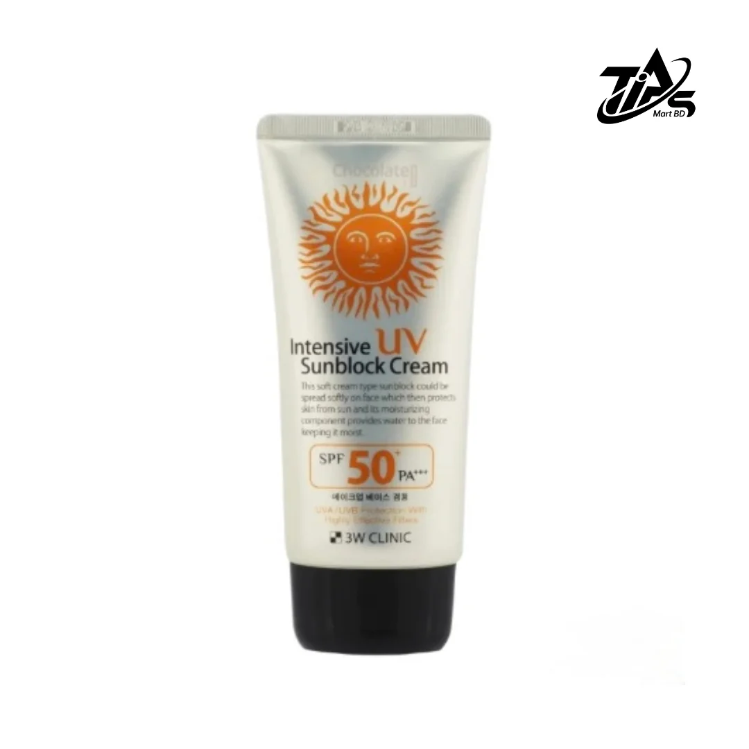 3W CLNIC Intensive uv Sunbolck Cream SPF 50 PA+++, 700ml