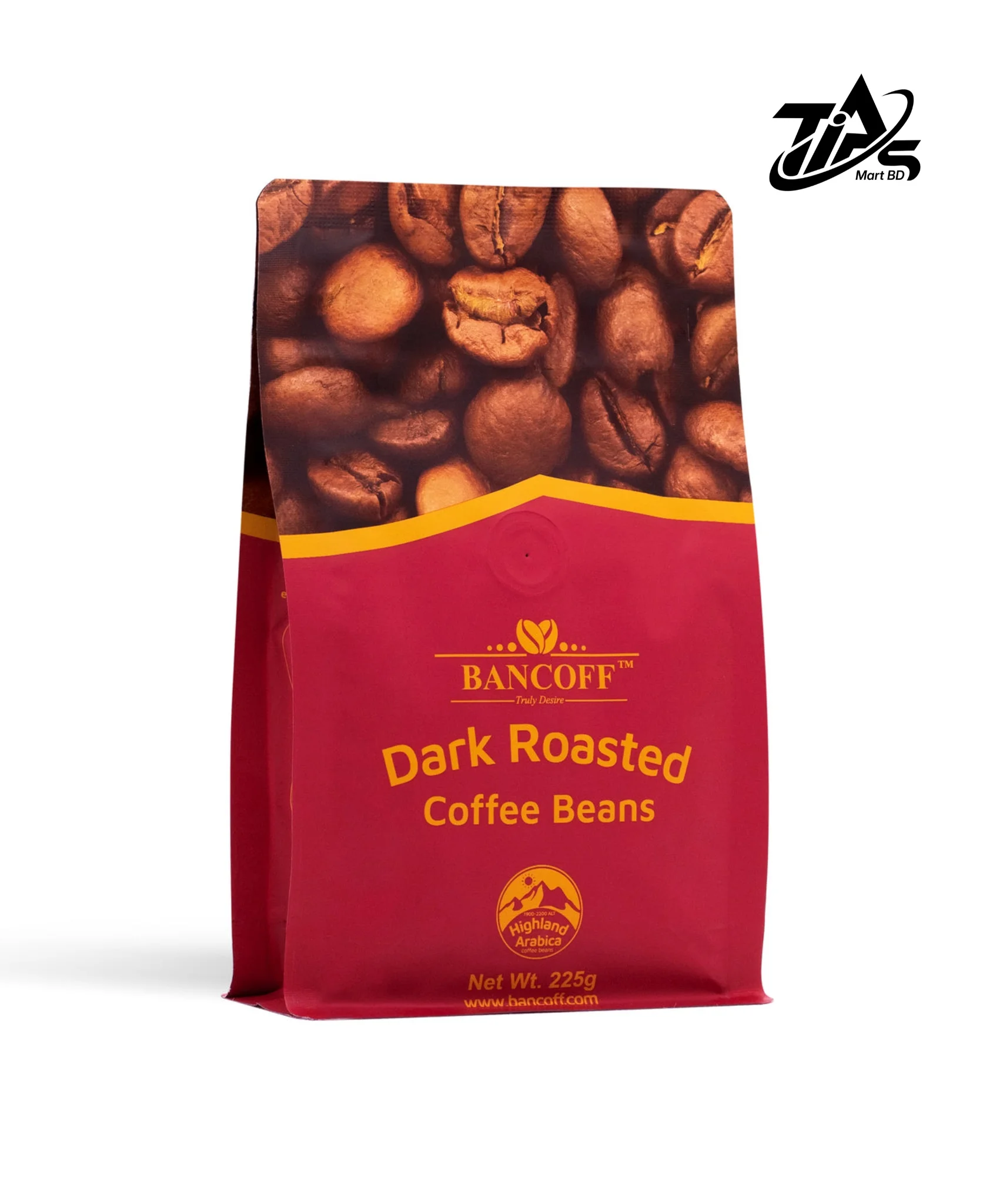 Bancoff Dark Roasted Coffee Beans 225g